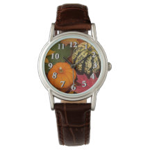 Pumpkins und Blätter