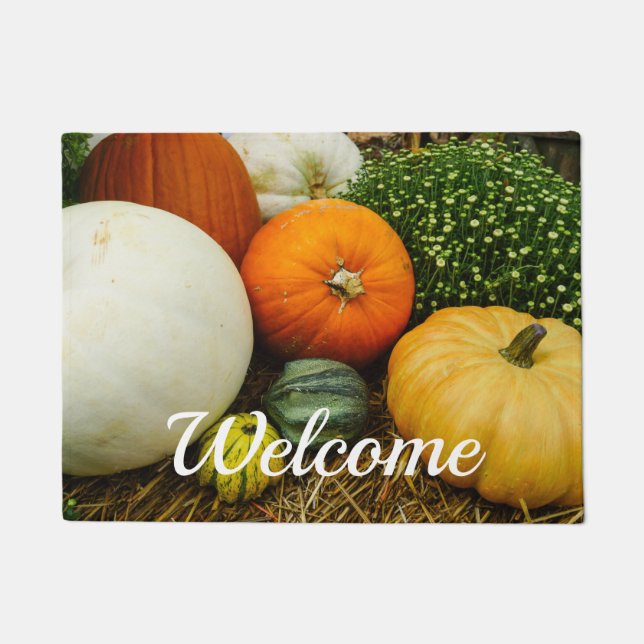 Pumpkins und Gourds Begrüßungsort Fußmatte (Vorderseite)