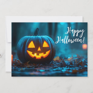 Pumpkins von Night Halloween Grußkarte Einladung