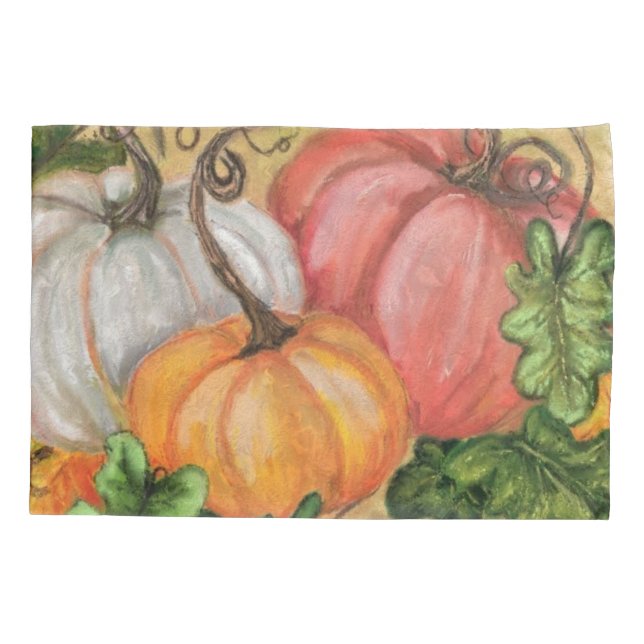 Pumpkins - Wasserfarbe Kissenbezug (Rückseite)
