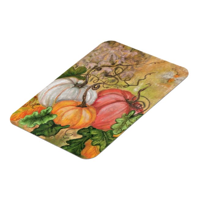 Pumpkins - Wasserfarbe Magnet (Linke Seite)
