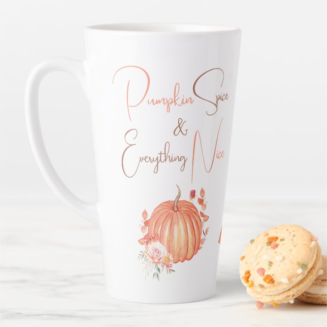 "Pumpkinspice" Latte-Tasse Milchtasse (Beispiel)