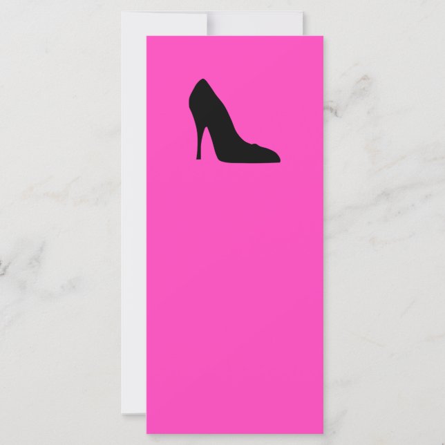 Pumps aus Schwarz und Rosa (Vorderseite)