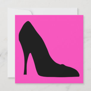 Pumps aus Schwarz und Rosa
