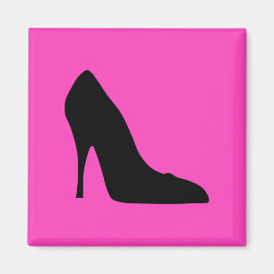 Pumps aus Schwarz und Rosa Magnet