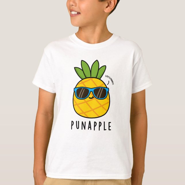Pun-Apfel Funny Fruit Ananas Pun T-Shirt (Vorderseite)
