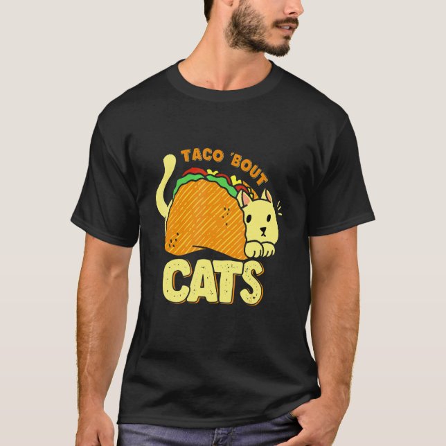 Pun Cat Taco T-Shirt (Vorderseite)