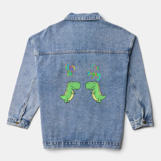 Pun Joke Spaß Feinschmecker Food 1 Jeansjacke (Rückseite)