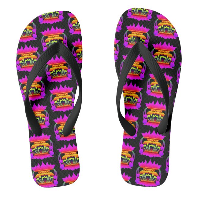 Pun Kalasa Sri Lanka traditioneller Topf des Wohls Flip Flops (Fußbett)