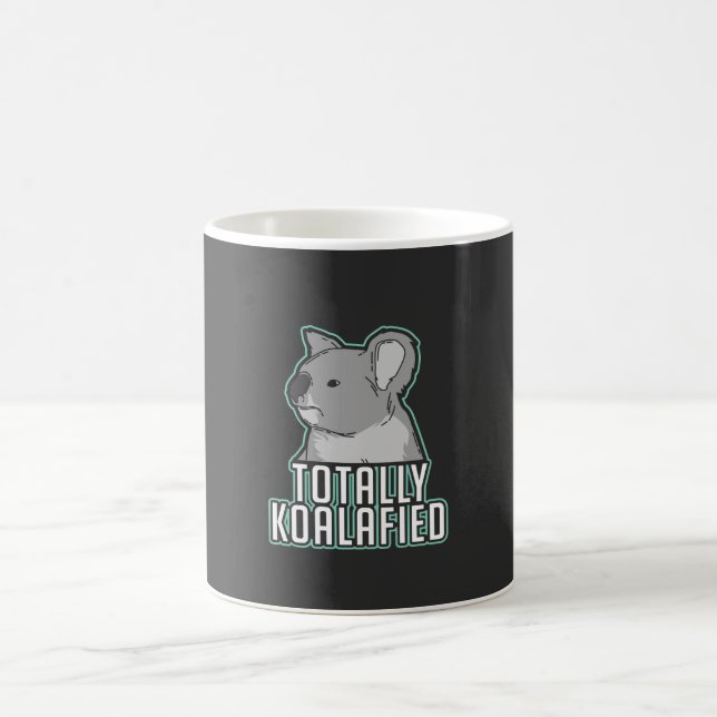 Pun - Koalafied Kaffeetasse (Mittel)