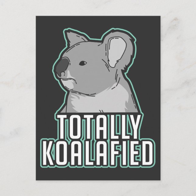 Pun - Koalafied Postkarte (Vorderseite)