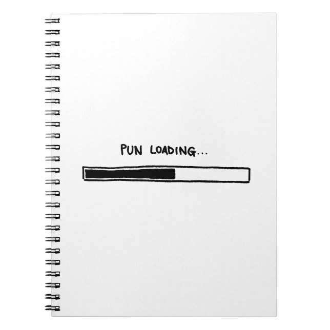 Pun Loading Notizblock (Vorderseite)