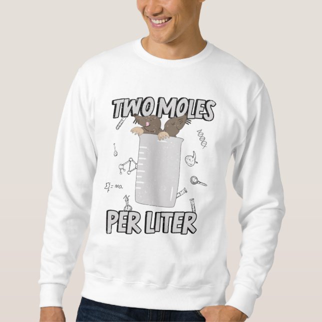 Pun Pun Puns Liter Chemist Sweatshirt (Vorderseite)
