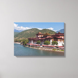 Punakha Dzong - Bhutan Leinwanddruck