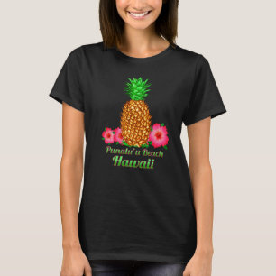 Punalu'u Beach Hawaii Ananas T-Shirt