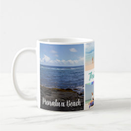 Punalu'u Beach Hawaii Ausflug 4 Foto Familienreise Kaffeetasse