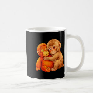 Punch-Affe süßes Baby lustiges Tier Kaffeetasse