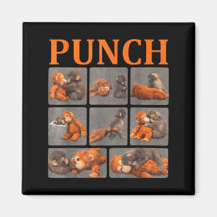 Punch-Affe süßes Baby lustiges Tier Magnet