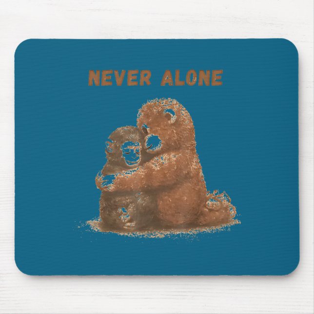 Punch-Affen-Tier-Meme  Mousepad (Vorne)