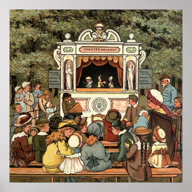 Punch and Judy Puppet Show" Poster (Vorne)