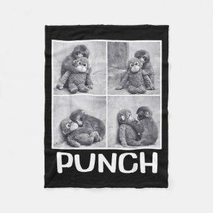 Punch Baby-Affen-Meme Fleecedecke