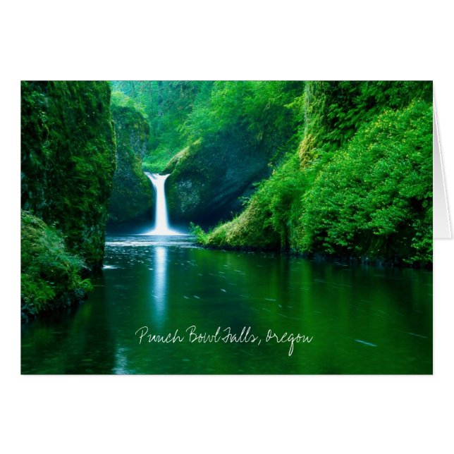 Punch Bowl Falls, Columbia River Gorge NRA, Oregon (Vorderseite (Horizontal))