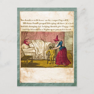 Punch & Judy Story Plate IV Postkarte