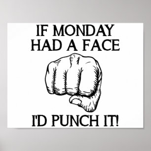 Punch Montag Funny Poster