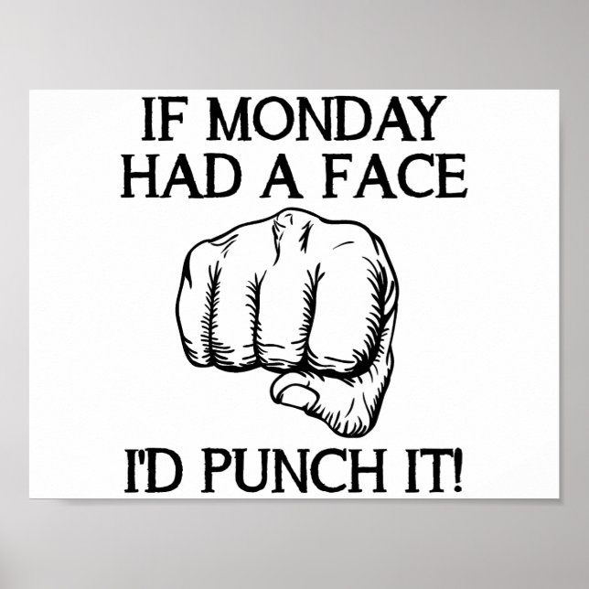 Punch Montag Funny Poster (Vorne)
