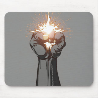 Punch of light mousepad