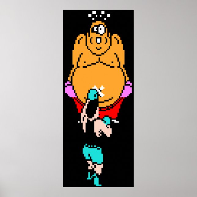 Punch Out King Hippo Poster (Vorne)