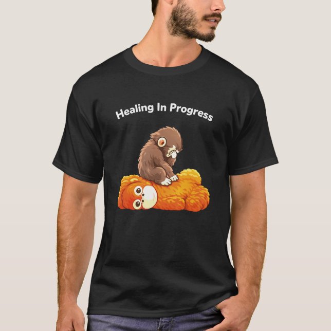 punch the monkey- Heilung im Gange  T-Shirt (Vorderseite)