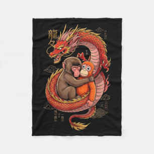 Punch The Monkey Kuschel-Stofftiere-Meme Fleecedecke