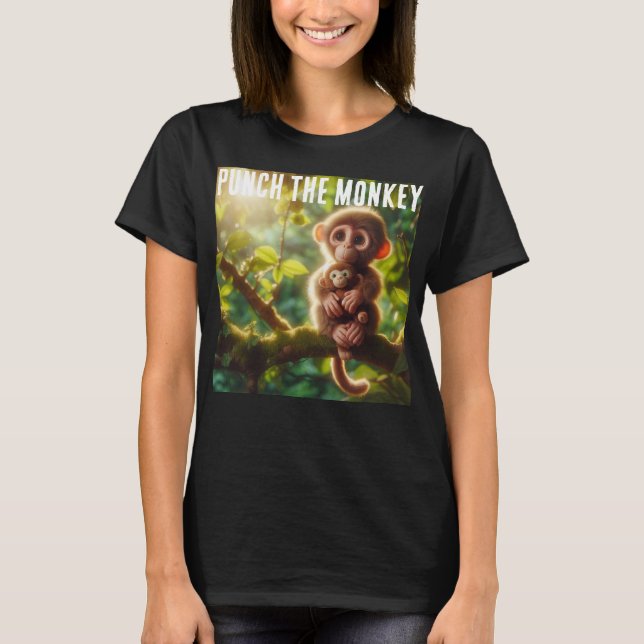 Punch the Monkey Solidaritäts-T-Shirt T-Shirt (Vorderseite)