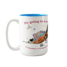 Punch the Monkey Two-Tone Coffee Mug 15oz