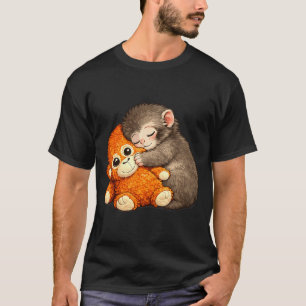 Punch the monkey umarmt Stofftier Meme T-Shirt