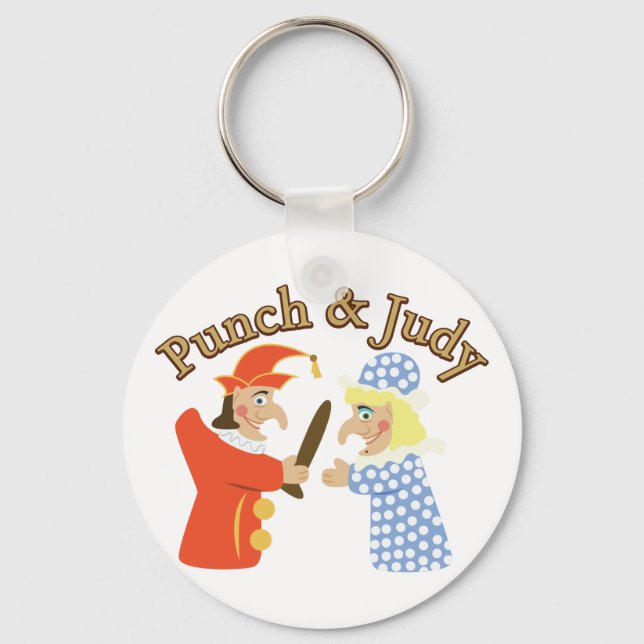 Punch und Judy Schlüsselanhänger (Vorderseite)