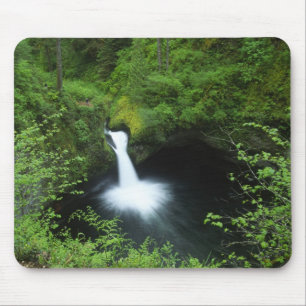 Punchbowl Falls on Eagle Creek, Columbia River Mousepad
