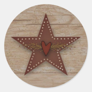 Punched Tin Star Sticker