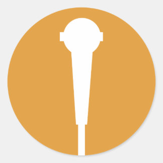 Punchline-Zeitschriftenaufkleber Runder Aufkleber