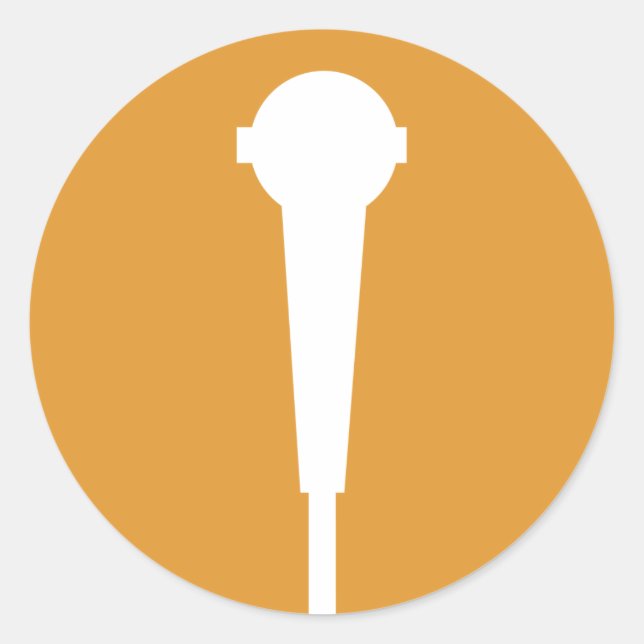 Punchline-Zeitschriftenaufkleber Runder Aufkleber (Vorderseite)