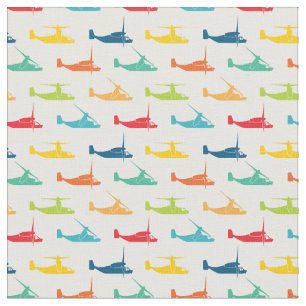 Punchy Primaries V-22 Osprey Pattern Stoff
