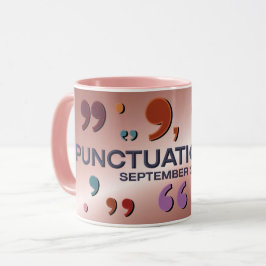 Punctuation Day 24. September Pink Combo Tasse