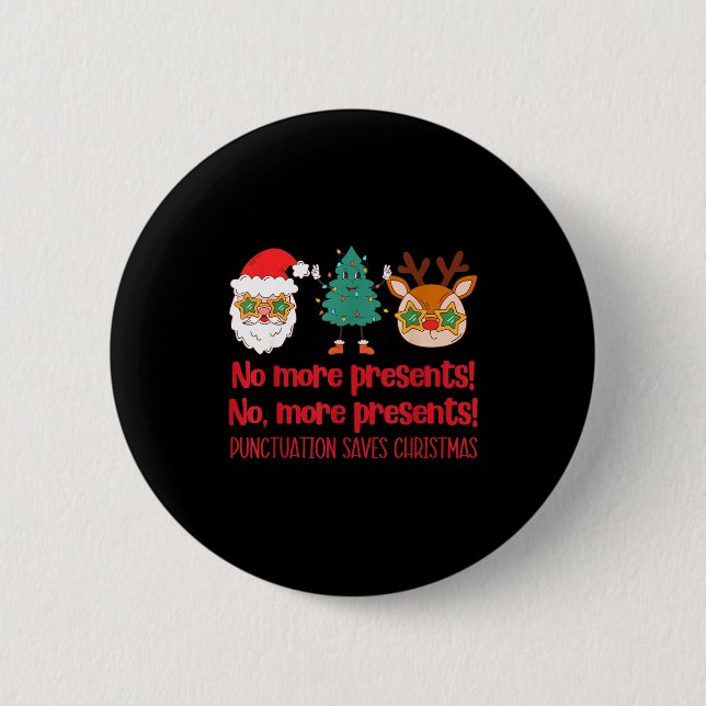 Punctuation Saves Christmas Reading Teacher Ela Gr Button (Vorderseite)