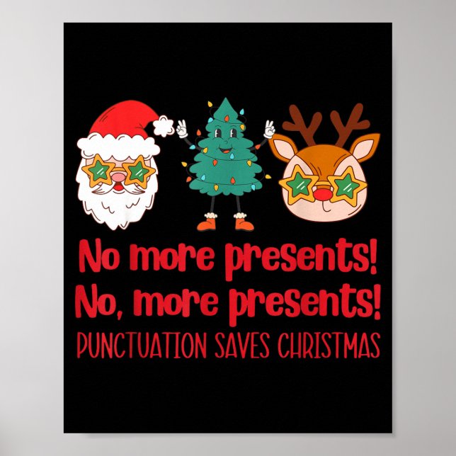 Punctuation Saves Christmas Reading Teacher Ela Gr Poster (Vorne)
