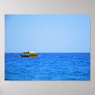 Pundaquit Boat in Zambales Poster