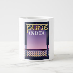 Pune, Maharashtra Indien Urlaubsposter Jumbo-Tasse