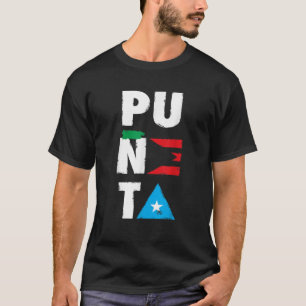 Puneta Bandera Puerto Rico Flag erschüttert T-Shirt