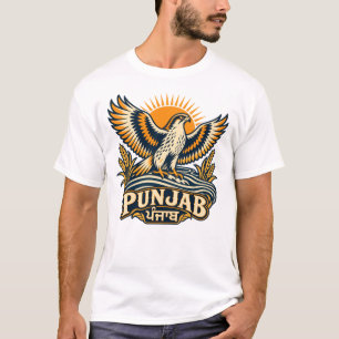 Punjab Baaz Wappen • Das indische Erbe-Emblem T-Shirt