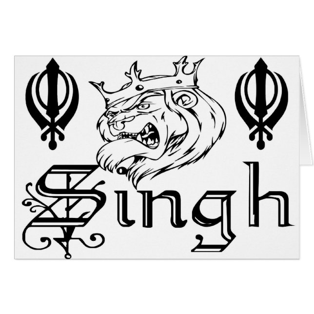 Punjabi Khanda SikhKhalsa Entwurfs-Waren (Vorderseite (Horizontal))